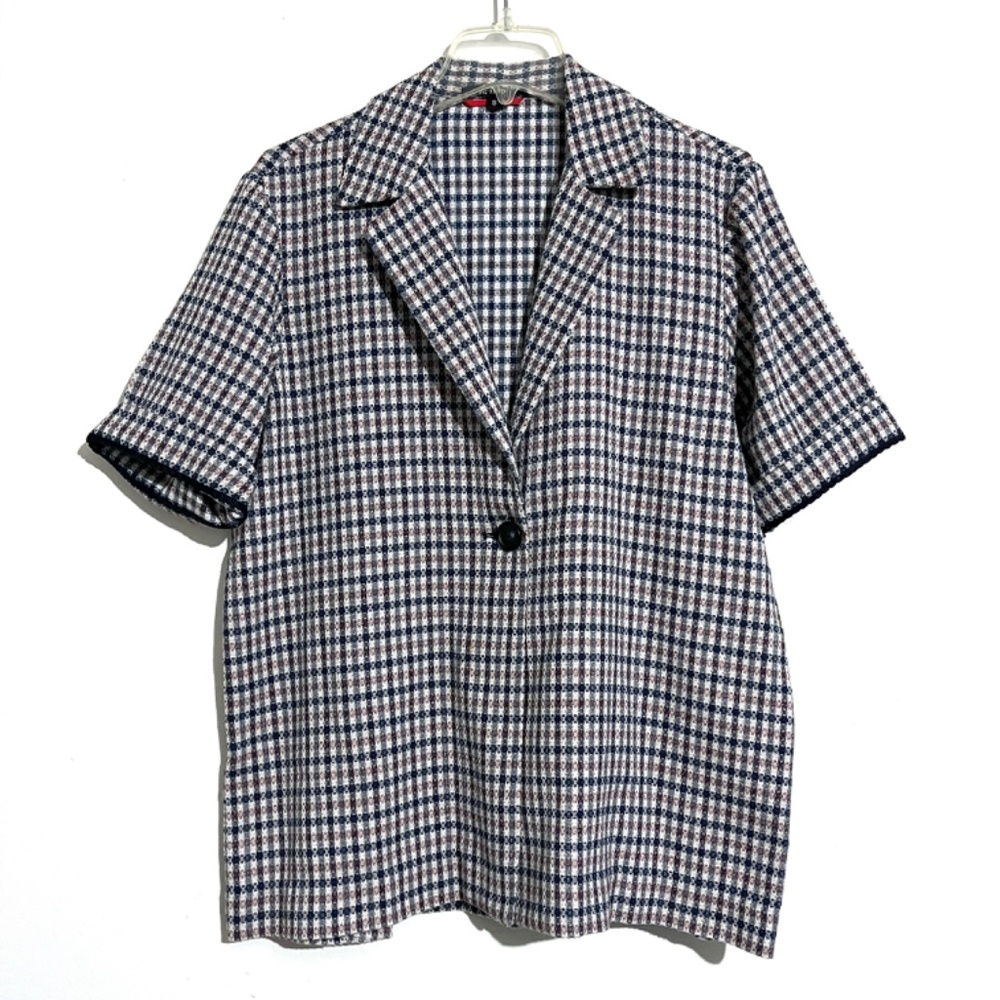 Kal Rieman Singe Button Woven Blazer - Picture 2 of 11